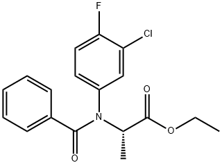 ETHYL 2-(BENZOYL-3-CHLORO-4-FLUOROANILINO)PROPANOATE