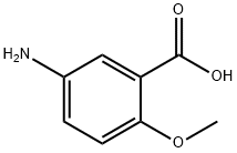 5-AMINO-2-METHOXYBENZOIC ACID Structural