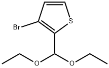 3-BROMOTHIOPHENE-2-CARBOXALDEHYDE DIETHYL ACETAL Structural