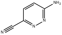 3-Pyridazinecarbonitrile,6-amino-(9CI) Structural