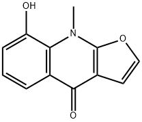 Furo[2,3-b]quinolin-4(9H)-one,  8-hydroxy-9-methyl- Structural