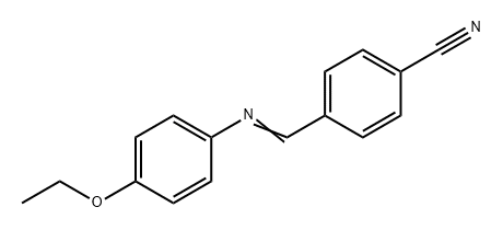 4'-CYANOBENZYLIDENE-4-ETHOXYANILINE Structural