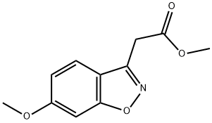 METHYL 2-(6-METHOXYBENZO[D]ISOXAZOL-3-YL)ACETATE Structural