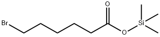 Hexanoic acid, 6-bromo-, trimethylsilyl ester Structural