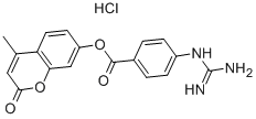 4-METHYLUMBELLIFERYL-P-GUANIDINOBENZOATE HYDROCHLORIDE