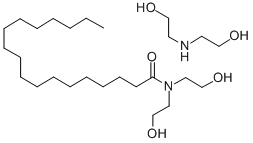 N,N-bis(2-hydroxyethyl)stearamide, compound with 2,2'-iminodiethanol (1:1)