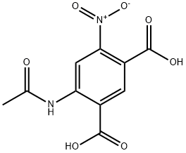 4-(ACETYLAMINO)-6-NITRO-1,3-BENZENEDICARBOXYLIC ACID Structural