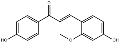 4,4'-DIHYDROXY-2-METHOXYCHALCONE Structural