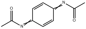 Acetamide,  N,N-2,5-cyclohexadiene-1,4-diylidenebis-  (9CI) Structural