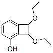 Bicyclo[4.2.0]octa-1,3,5-trien-2-ol, 7,8-diethoxy- (9CI) Structural