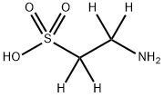 2-AMINOETHANE-D4-SULFONIC ACID Structural