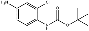 TERT-BUTYL 4-AMINO-2-CHLOROPHENYLCARBAMATE Structural