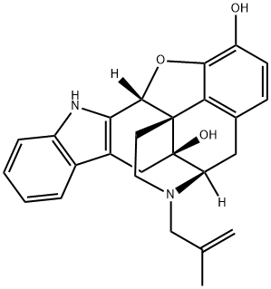 (4BS,8R,8AS,14BR)-5,6,7,8,14,14B-HEXAHYDRO-7-(2-METHYL-2-PROPENYL)-4,8-METHANOBENZOFURO[2,3-A]PYRIDO[4,3-B]CARBAZOLE-1,8A(9H)-DIOL HYDROCHLORIDE Structural