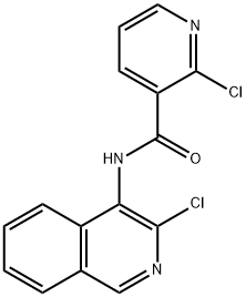 2-CHLORO-N-(3-CHLORO-4-ISOQUINOLINYL)-3-PYRIDINECARBOXAMIDE