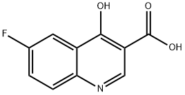 6-FLUORO-4-HYDROXYQUINOLINE-3-CARBOXYLIC ACID Structural