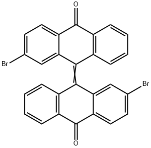 3-bromo-10-(2-bromo-10-oxoanthracen-9(10H)-ylidene)anthracen-9(10H)-one Structural