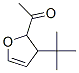 Ethanone, 1-[3-(1,1-dimethylethyl)-2,3-dihydro-2-furanyl]- (9CI) Structural