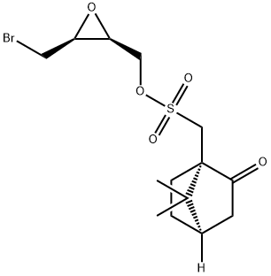 (2S,3S)-4-BROMO-CIS-2,3-EPOXYBUTYL (1S)- 10-CAMPHORSULFONATE Structural