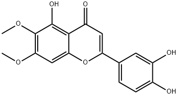 6,7-DIMETHOXY-3',4',5-TRIHYDROXYFLAVONE Structural