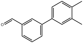 3',4'-DIMETHYL-BIPHENYL-3-CARBALDEHYDE Structural