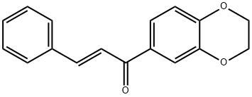 (E)-1-(2,3-dihydrobenzo[b][1,4]dioxin-6-yl)-3-phenylprop-2-en-1-one Structural