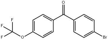 (4-BROMO-PHENYL)-(4-TRIFLUOROMETHOXY-PHENYL)-METHANONE