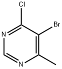 5-BROMO-4-CHLORO-6-METHYLPYRIMIDINE Structural Picture