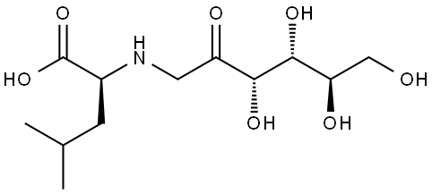 Fructose-leucine (Mixture of diastereoMers) Structural