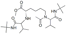 L-Lysine, N6-acetyl-N2,N6-bis[1-[[(1,1-dimethylethyl)amino]carbonyl]-2-methylpropyl]-, methyl ester (9CI) Structural