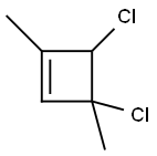 Cyclobutene, 3,4-dichloro-1,3-dimethyl- (9CI) Structural