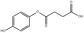 Mono(4-hydroxyphenyl) succinate Structural