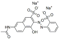 7-Acetylamino-4-hydroxy-3-(2-sulfophenylazo)naphthalene-2-sulfonic acid disodium salt