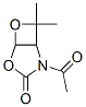 4,6-Dioxa-2-azabicyclo[3.2.0]heptan-3-one,  2-acetyl-7,7-dimethyl- Structural