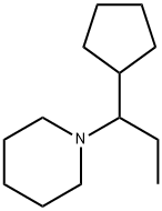 Piperidine, 1-(1-cyclopentylpropyl)- (9CI) Structural
