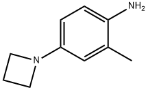 Benzenamine, 4-(1-azetidinyl)-2-methyl- (9CI) Structural