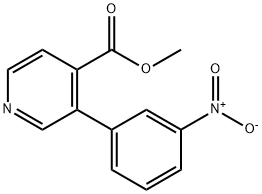 3-(3-Nitrophenyl)-4-pyridinecarboxylicacidmethylester Structural