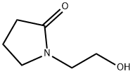 N-(2-Hydroxyethyl)-2-pyrrolidone Structural