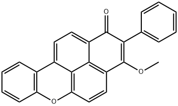 3-methoxy-2-phenyl-1H-naphtho[2,1,8-mna]xanthen-1-one       