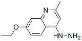 Quinoline, 7-ethoxy-4-hydrazino-2-methyl- (9CI) Structural