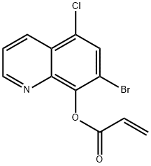 5-chloro-7-bromo-8-quinolyl vinyl carbonate  Structural