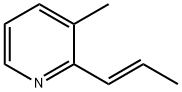 Pyridine, 3-methyl-2-(1E)-1-propenyl- (9CI) Structural