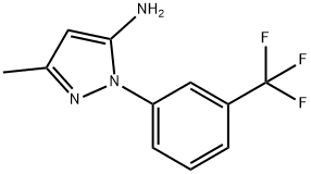 5-METHYL-2-(3-TRIFLUOROMETHYL-PHENYL)-2H-PYRAZOL-3-YLAMINE Structural