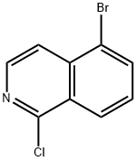 5-BROMO-1-CHLOROISOQUINOLINE Structural