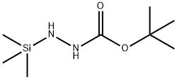 Hydrazinecarboxylic acid, 2-(trimethylsilyl)-, 1,1-dimethylethyl ester (9CI) Structural