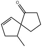 Spiro[4.4]non-6-en-1-one, 9-methyl- (9CI) Structural