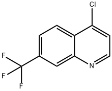 4-Chloro-7-(trifluoromethyl)quinoline Structural