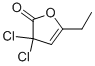 3,3-dichloro-5-ethyldihydrofuran-2(3H)-one Structural