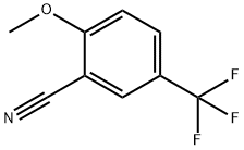 2-Methoxy-5-(trifluoromethyl)benzonitrile Structural