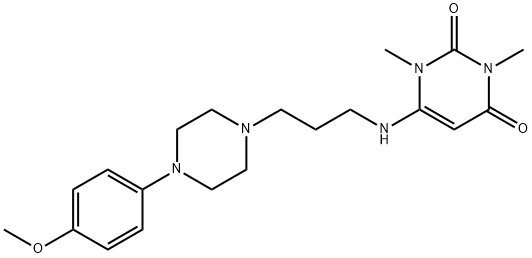 2-Demethoxy-4-methoxy urapidil Structural