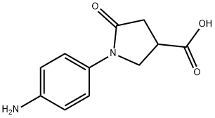 1-(4-AMINOPHENYL)-5-OXOPYRROLIDINE-3-CARBOXYLIC ACID Structural